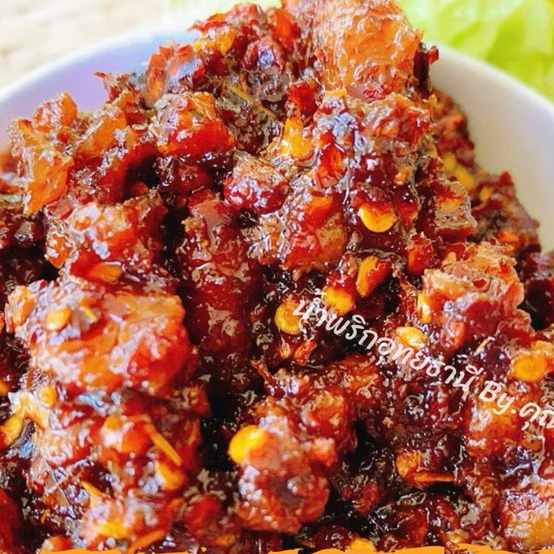 น้ำพริกเผากากหมู - อุทัยธานี 100g