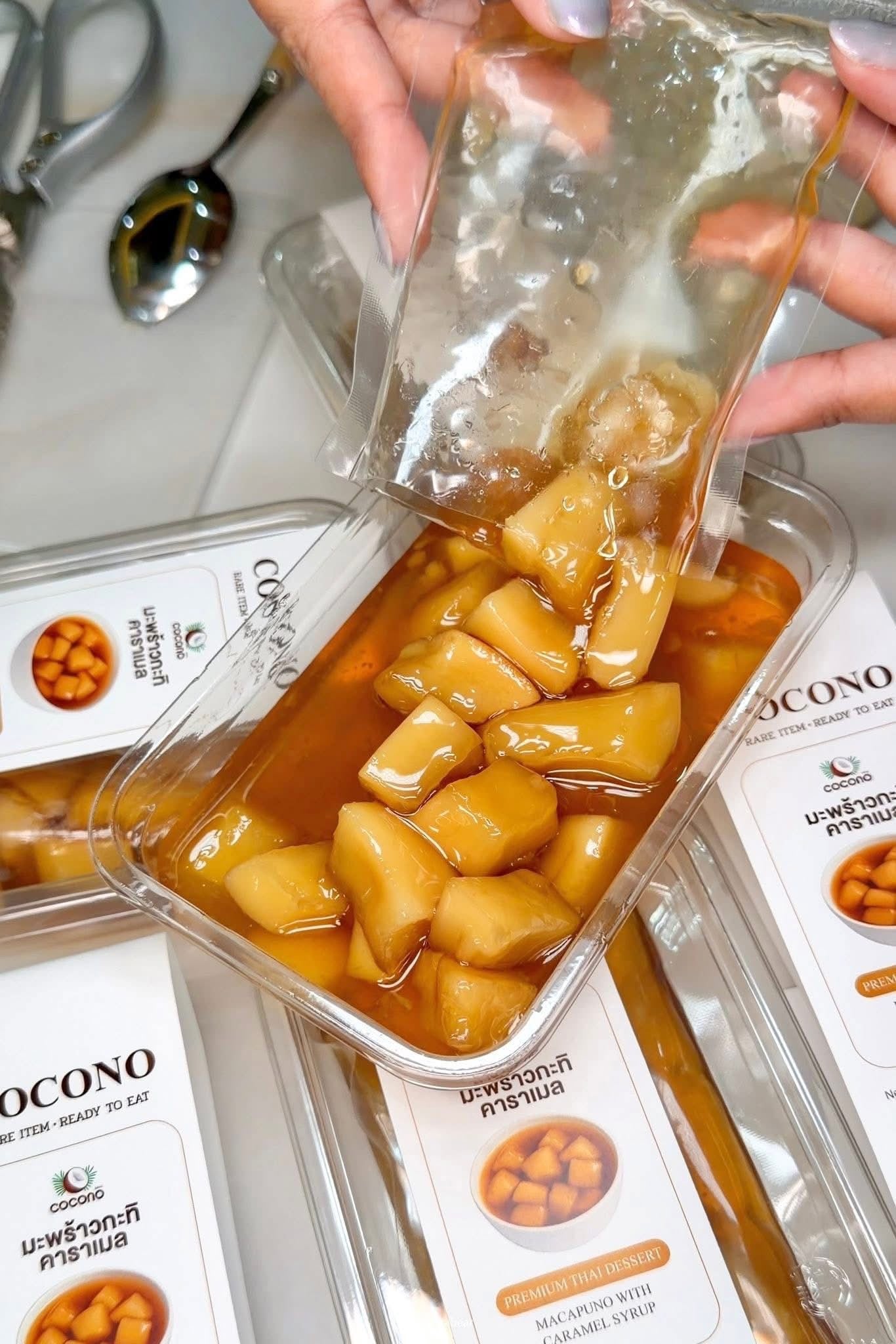 มะพร้าวกะทิ คาราเมล - Cocono 170g