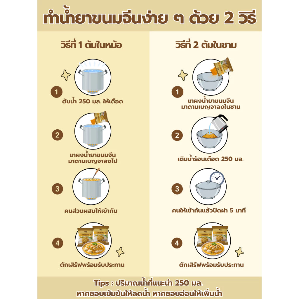 น้ำยาขนมจีนปู - มาดามเบญจา 50g