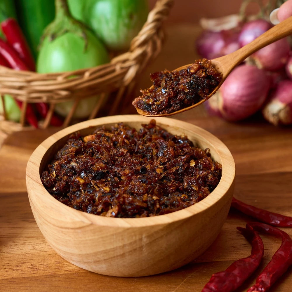 น้ำพริกกุ้งซุปเปอร์แซ่บ - ยายลี่ 100g