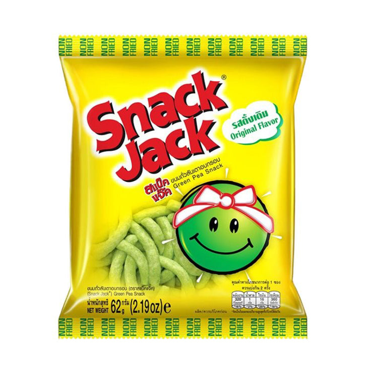 Snack Jack Crispy Original Green Pea Snack 62g