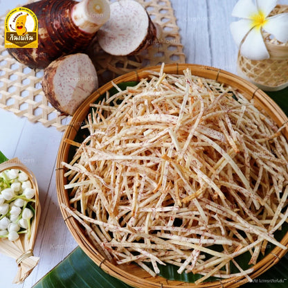 เผือกเส้นทอดรสเค็ม