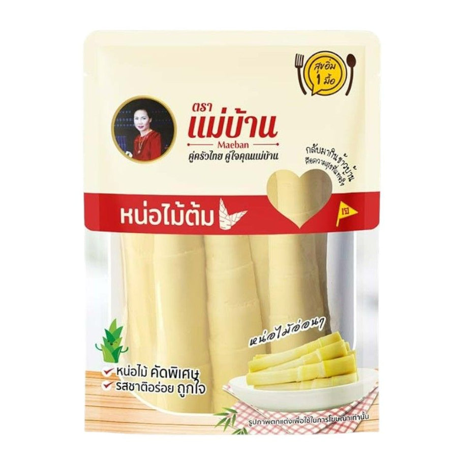 หน่อไม้ทั้งหน่อในน้ำเกลือ - แม่บ้าน 150g
