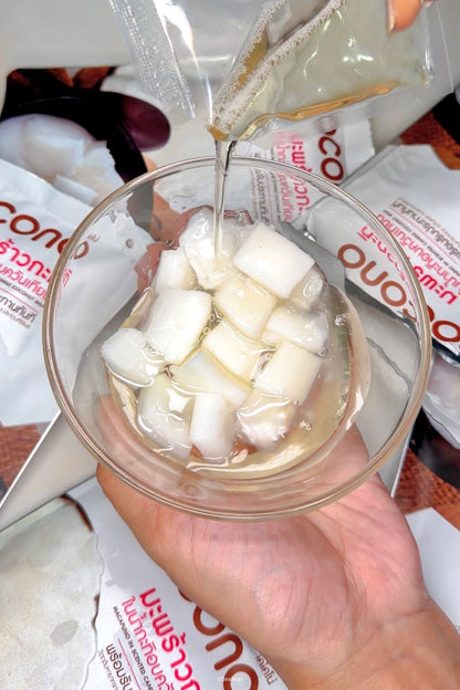 Young Coconut Pudding with Smoked Coconut Milk 180g