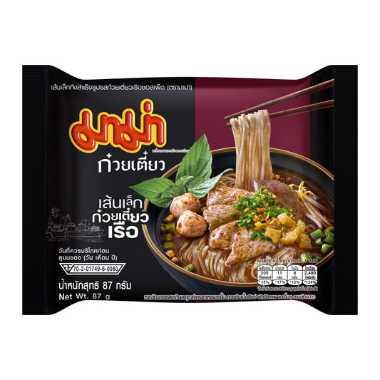 มาม่าเส้นเล็กก๋วยเตี๋ยวเรือ