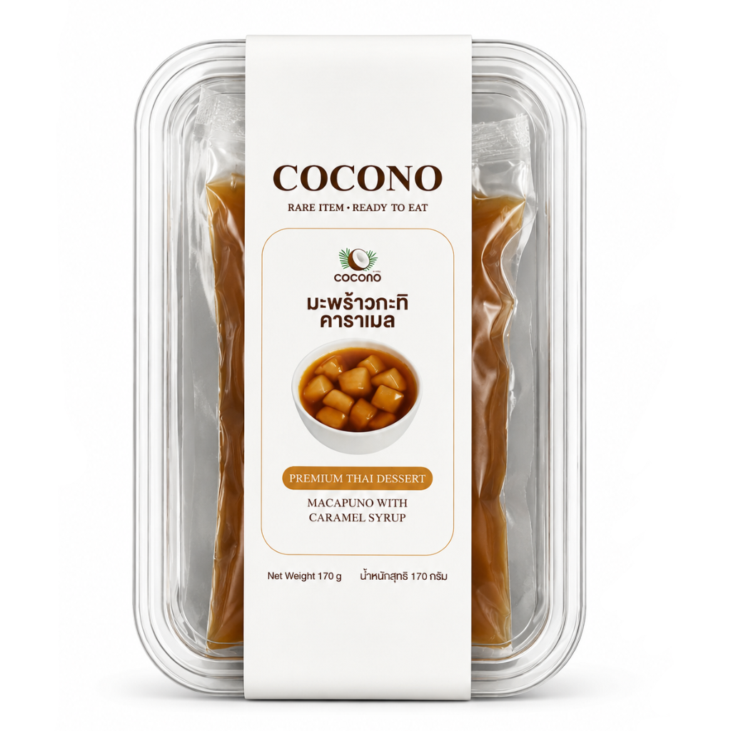 มะพร้าวกะทิ คาราเมล - Cocono 170g