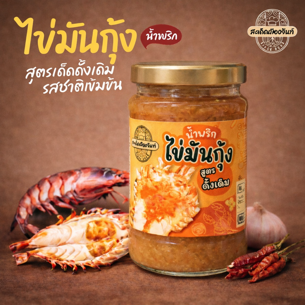 น้ำพริกไข่มันกุ้ง