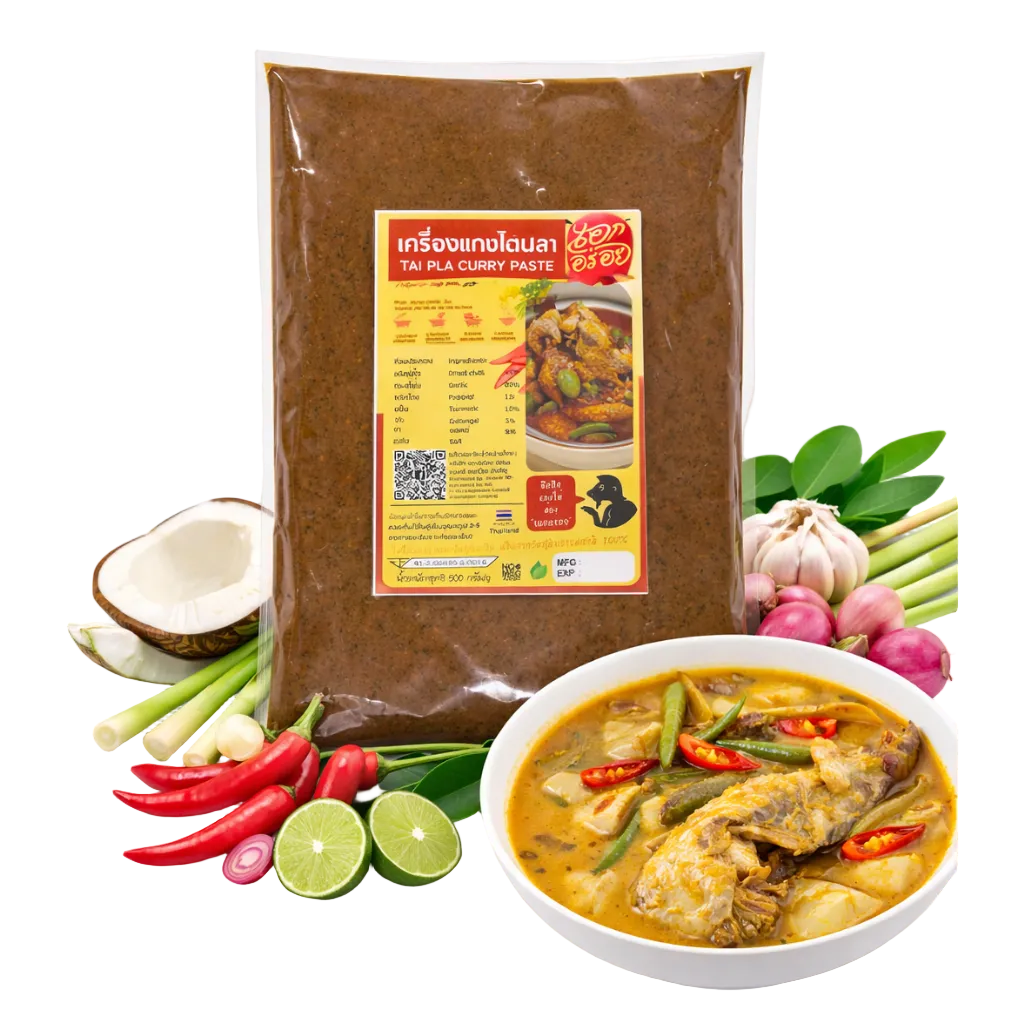 พริกแกงไตปลา - เอกอร่อย 500g
