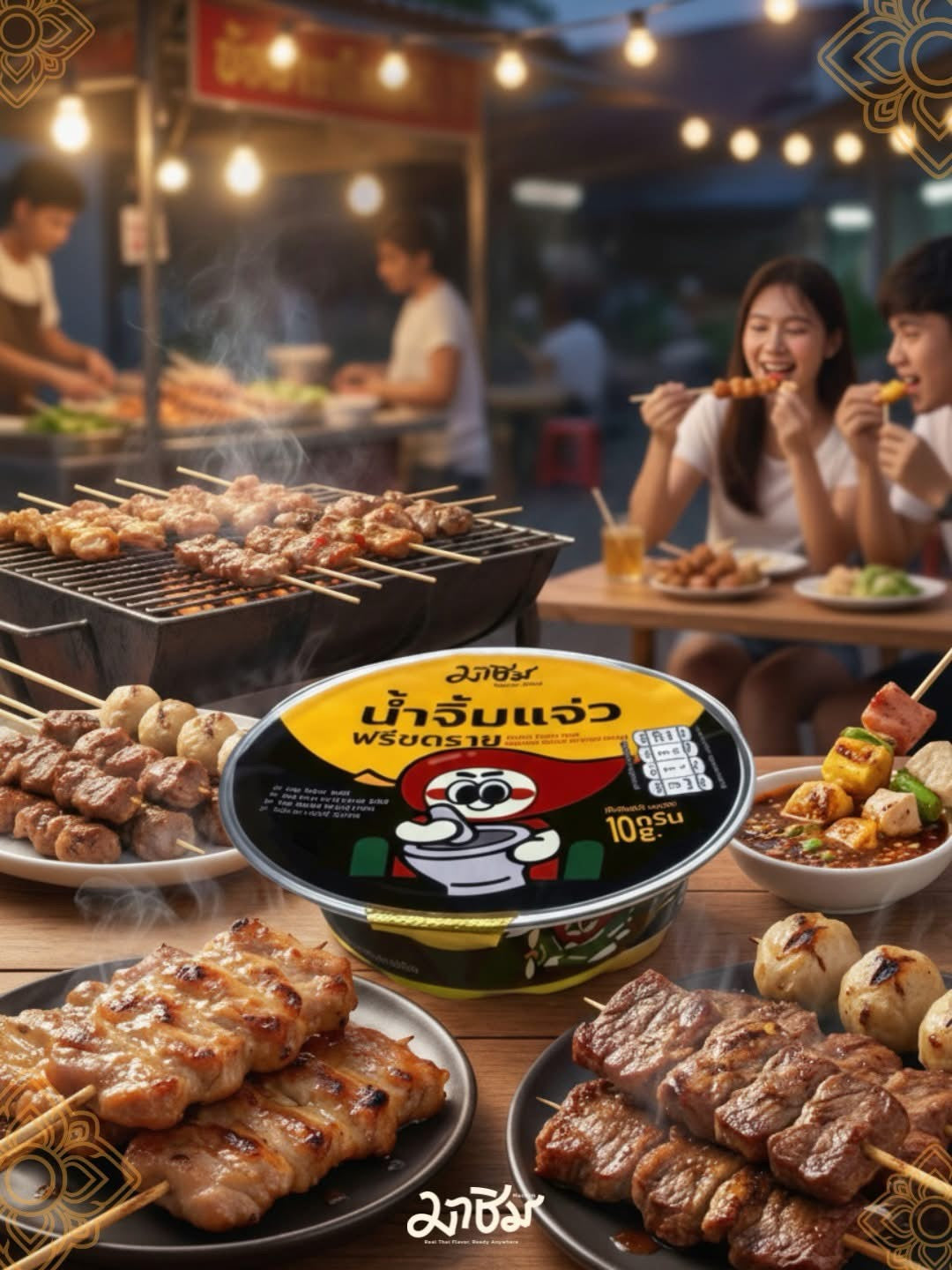 น้ำจิ้มแจ่วฟรีซดรายรสชาติแจ่ว - มาชิม 10g