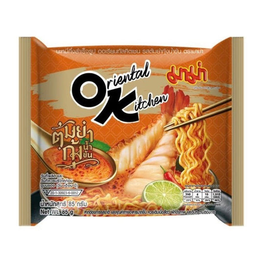 Mama Oriental Style Instant Noodles Tom Yum Koong Creamy Flavour 85g