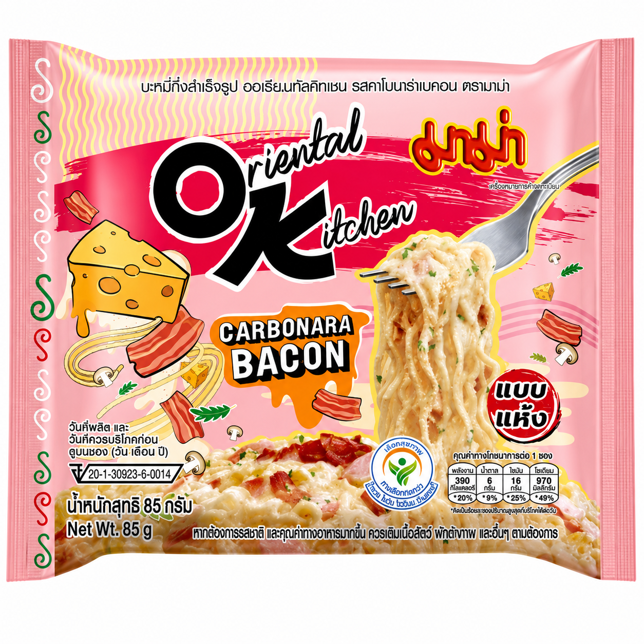 มาม่าออเรียนทัล รสคาโบนาร่าเบคอน 85g