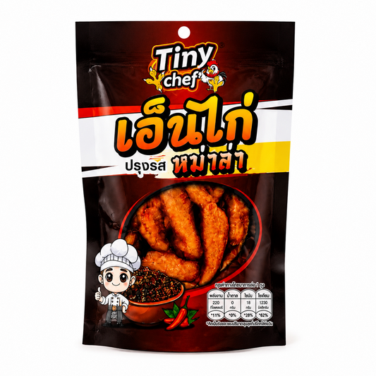 เอ็นไก่รสหม่าล่า - Tiny Chef 110g