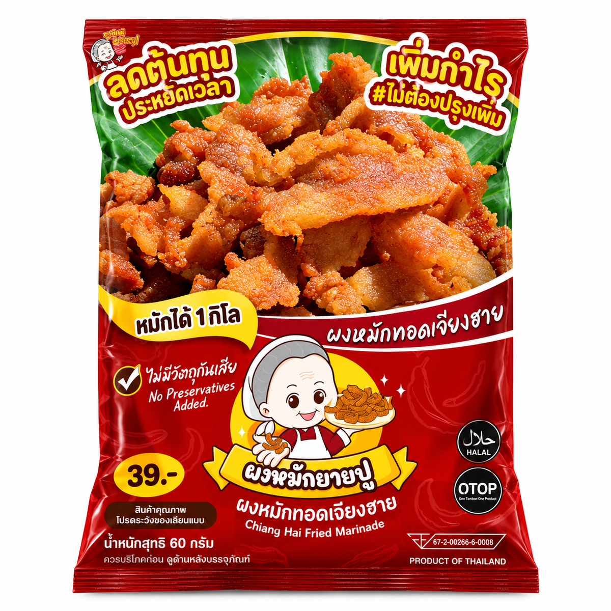 ผงหมักทอดเจียงฮาย 60g