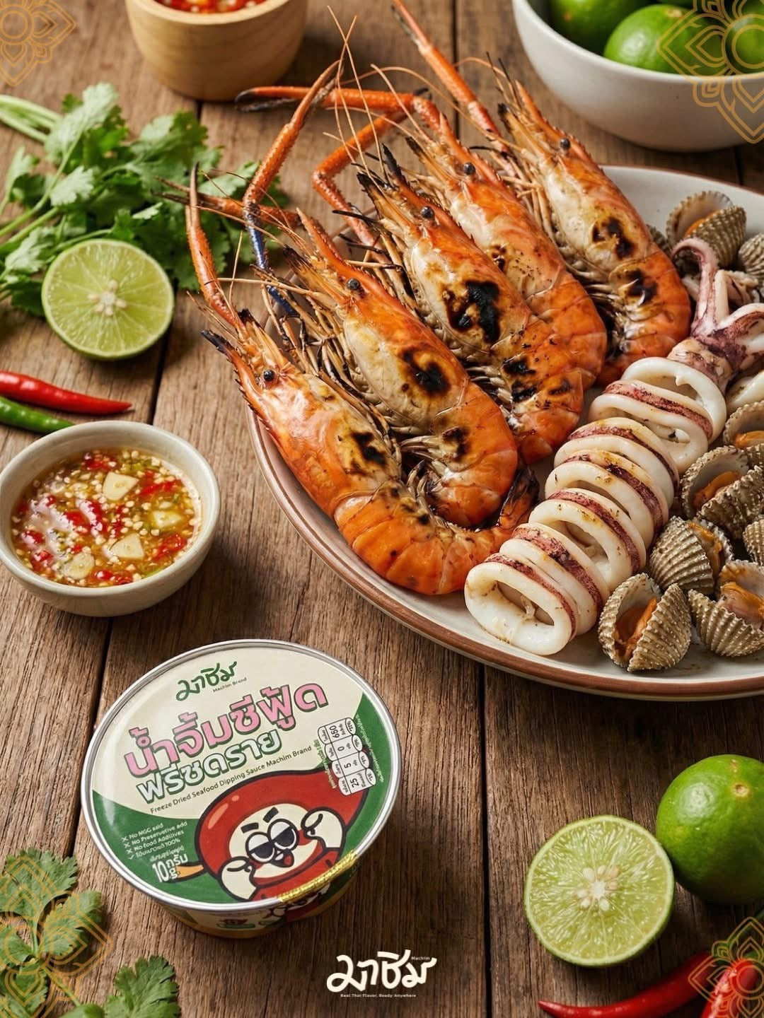 Freeze-dried seafood-flavored dipping sauce - Try 10g