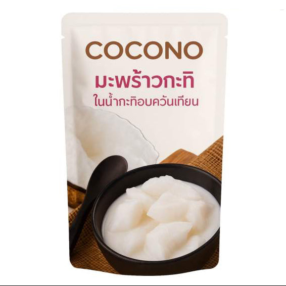 Young Coconut Pudding with Smoked Coconut Milk 180g