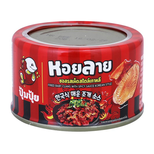 หอยลายซอสรสเผ็ดสไตล์เกาหลี - ปุ้มปุ้ย 40g