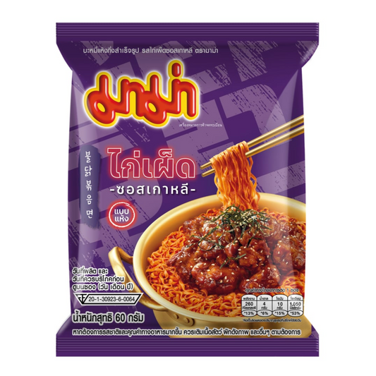 มาม่ารสไก่เผ็ดซอสเกาหลี 60g