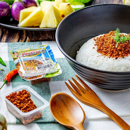 น้ำพริกปลาดุกฟู - รุ่งเจริญ 12g